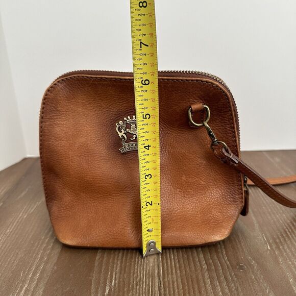 Bratesi Firenze Small Cognac Leather Crossbody Purse [Made in Italy] - Picture 6 of 10